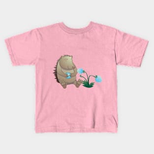 счастливый ежик Kids T-Shirt